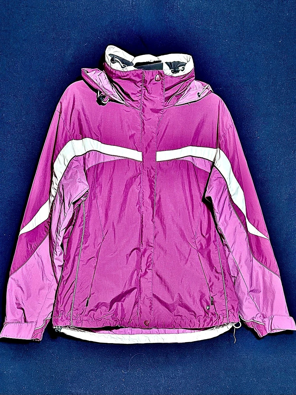 Columbia Interchange Women's Jacket Shell Pink & White Size Medium